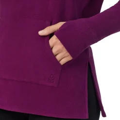 Fleecewear With Stretch Long Sleeve Tunic