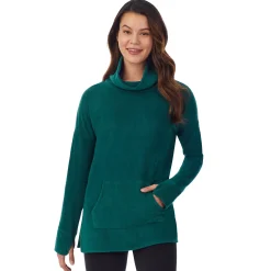 Fleecewear With Stretch Long Sleeve Tunic