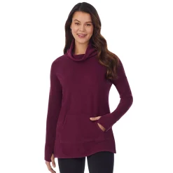 Fleecewear With Stretch Long Sleeve Tunic