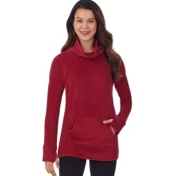 Fleecewear With Stretch Long Sleeve Tunic