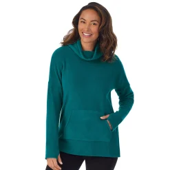 Fleecewear With Stretch Long Sleeve Tunic