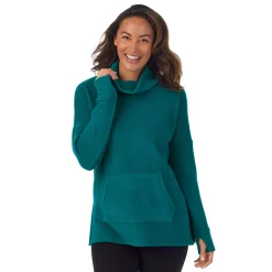 Fleecewear With Stretch Long Sleeve Tunic