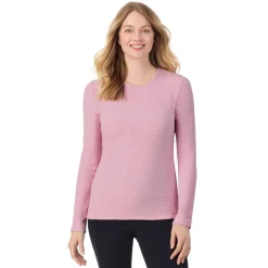 Fleecewear With Stretch Long Sleeve Crew