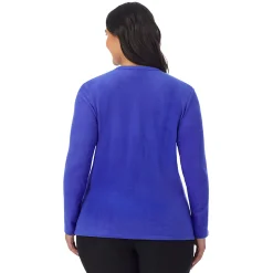 Fleecewear With Stretch Long Sleeve Crew PLUS