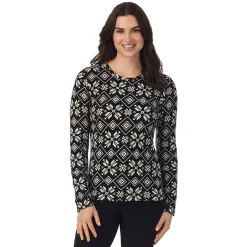 Fleecewear With Stretch Long Sleeve Crew