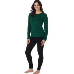 Fleecewear With Stretch Long Sleeve Crew