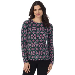 Fleecewear With Stretch Long Sleeve Crew