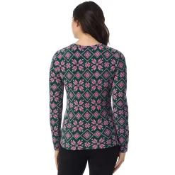 Fleecewear With Stretch Long Sleeve Crew