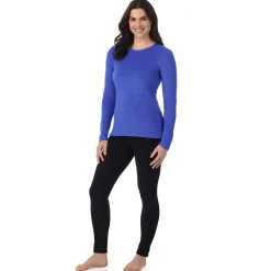 Fleecewear With Stretch Long Sleeve Crew