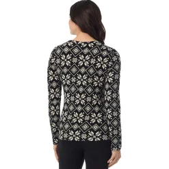 Fleecewear With Stretch Long Sleeve Crew