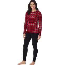 Fleecewear With Stretch Long Sleeve Crew