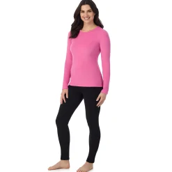 Fleecewear With Stretch Long Sleeve Crew