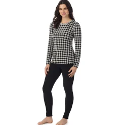 Fleecewear With Stretch Long Sleeve Crew