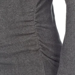 Fleecewear With Stretch Maternity Snap Front Crew