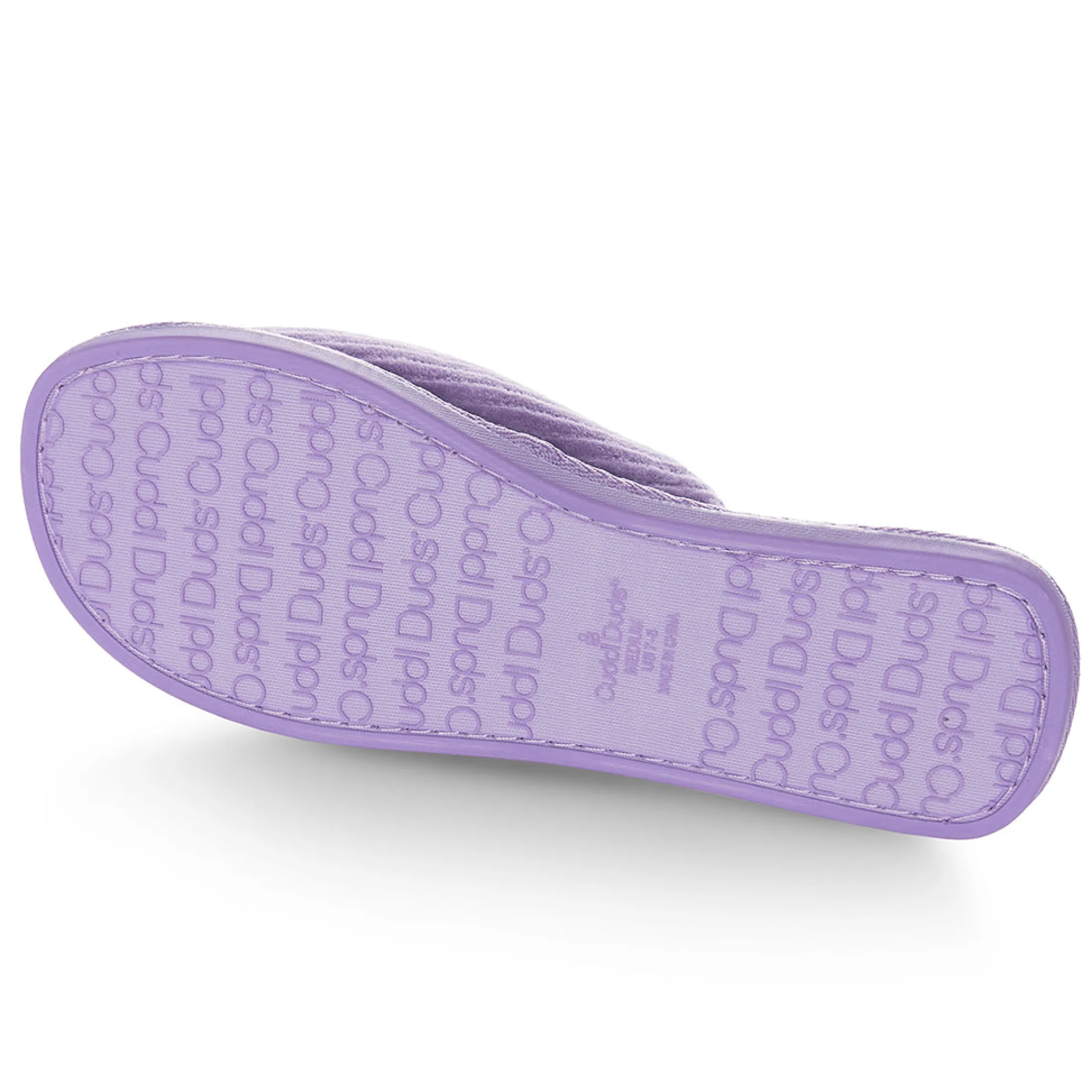 Gathered Corduroy Slide Slipper