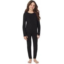 Girls Fleecewear With Stretch 2 pc. Long Sleeve Crew & Legging Set
