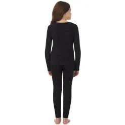 Girls Fleecewear With Stretch 2 pc. Long Sleeve Crew & Legging Set