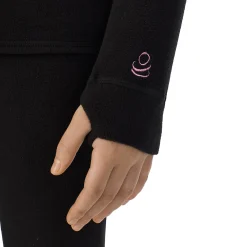 Girls Fleecewear With Stretch 2 pc. Long Sleeve Crew & Legging Set