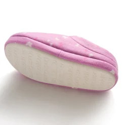 Girls Printed Butterfly Fleece Clog Slipper