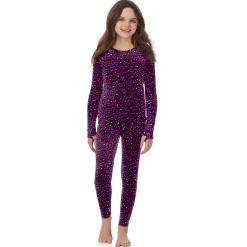 Girls Proplush Velour 2pc. Long Sleeve Crew & Pant Set