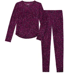 Girls Proplush Velour 2pc. Long Sleeve Crew & Pant Set