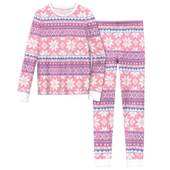 Girls Thermal 2 pc. Long Sleeve Crew & Pant Set