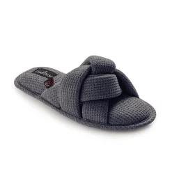 Heather Waffle Braid Slide Slipper