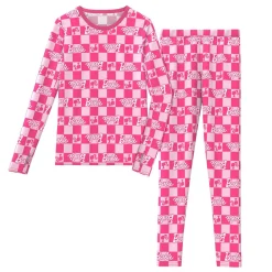 Mattel's Barbie Girls Stretch Poly 2 pc. Long Sleeve Crew & Legging Se