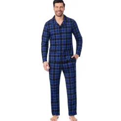 Mens Cozy Lodge Notch Pajama 2-Pc Set