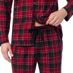 Mens Cozy Lodge Notch Pajama 2-Pc Set