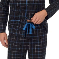Mens Cozy Lodge Notch Pajama 2-Pc Set