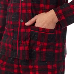 Mens Cozy Lodge Notch Pajama 2-Pc Set