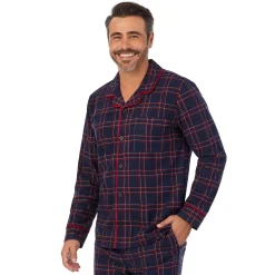 Mens Cozy Lodge Notch Pajama 2-Pc Set