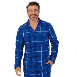 Mens Cozy Lodge Notch Pajama 2-Pc Set