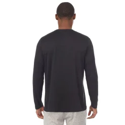 Mens Far-Infrared Enhance Sleep Long Sleeve Crew Neck Top