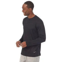 Mens Far-Infrared Enhance Sleep Long Sleeve Crew Neck Top