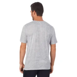 Mens Far-Infrared Enhance Sleep Short Sleeve Crew Neck Top