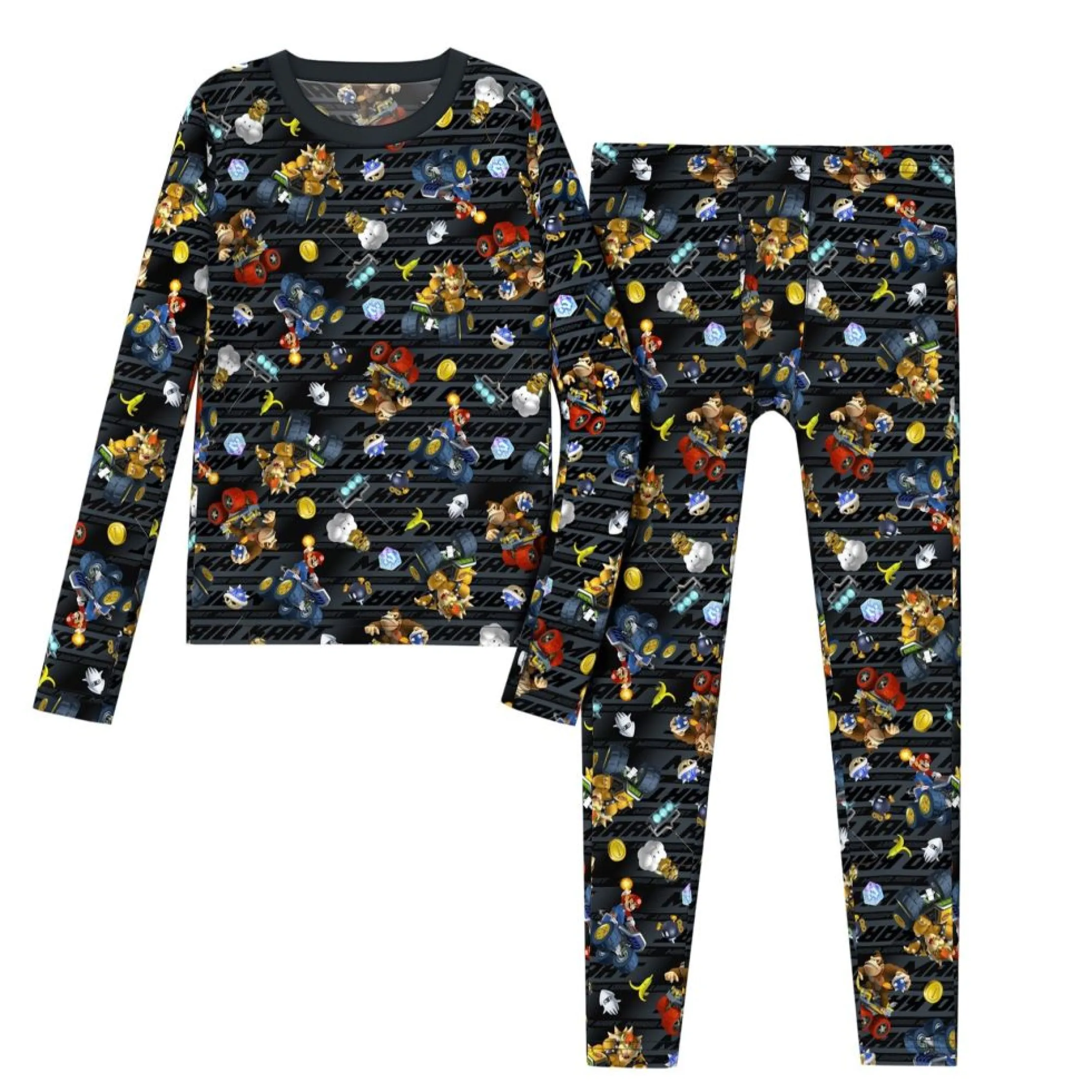 Nintendo's Mario Kart Stretch Poly 2 pc. Long Sleeve Crew & Pant Set