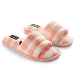 Puffy Velour Slide Slipper