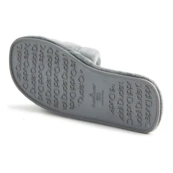 Puffy Velour Slide Slipper
