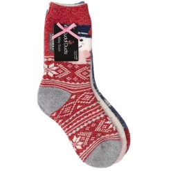 Snowman Brushed Lounge Sock 3 Pack