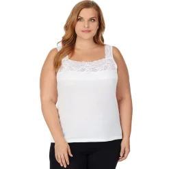 SofTech Stretch Lace Detail Cami PLUS