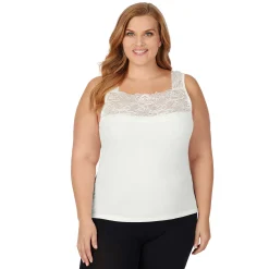 SofTech Stretch Lace Detail Cami PLUS