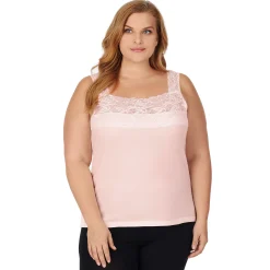 SofTech Stretch Lace Detail Cami PLUS