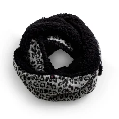 SoftKnit Infinity Scarf with Sherpa