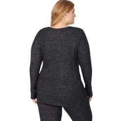 SoftKnit Long Sleeve Crew PLUS