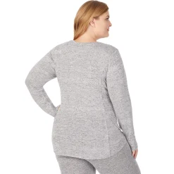 SoftKnit Long Sleeve Crew PLUS