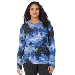 SoftKnit Long Sleeve Crew PLUS