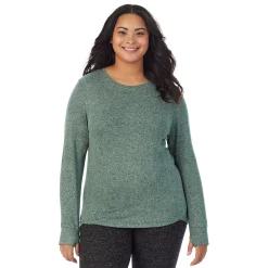 SoftKnit Long Sleeve Crew PLUS