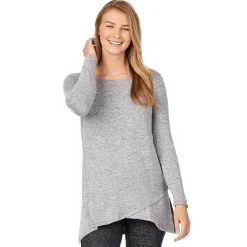 SoftKnit Long Sleeve Crossover Tunic